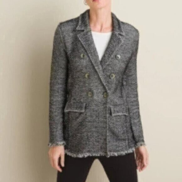 NWOT Chico's Notch-Collar Sweater Jacket - Picture 2 of 7